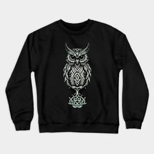 Celtic Owl Crewneck Sweatshirt